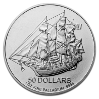 Moneda en calidad de bullion Cook Island de paladio de 1 onza 