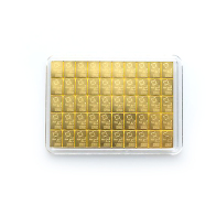 50 Gram Valcambi Suisse Gold Bar -CombiBar