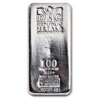100 Oz RMC Silver Bar