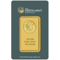100 Gram Perth Mint Gold Bar