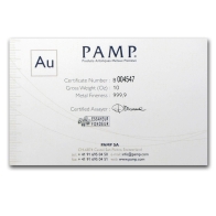 10 Ounce PAMP Fortuna Gold Bar