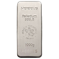 1 KG Heraeus Palladium Bar
