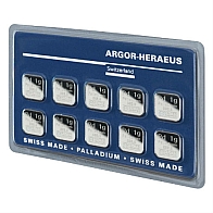 10 Gram Argor Heraeus Multigram Palladium Bar
