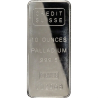 10 Ounce Credit Suisse Palladium Bar 