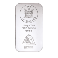 100 Gram Fiji Silver Coin Bar