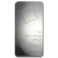 Valcambi 1 Kilogram Minted Silver Bar