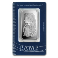 PAMP 50 Gram Lady Fortuna Silver Bar