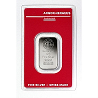 10 Gram Argor Heraeus Silver Bar