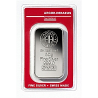 50 Gram Argor Heraeus Silver Bar