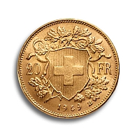 Swiss Vreneli Gold Coin (Swiss Miss)