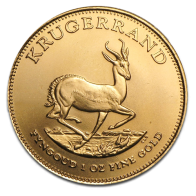 Moneda de oro Krugerrand de 1 onza