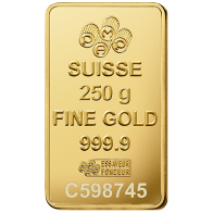 250 Gram PAMP Fortuna Gold Bar