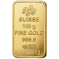 100 Gram PAMP Fortuna Gold Bar