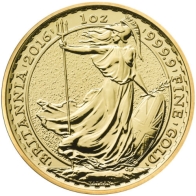 Moneda de oro Britannia de 1 onza