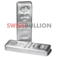 100 Ounce PAMP Suisse Cast Silver Bar