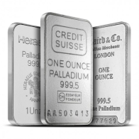 1 Oz Palladium Bar 