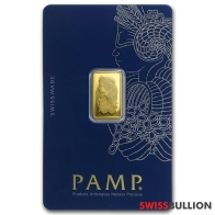 Barra de Ouro de 2.5 Gramas PAMP Fortuna
