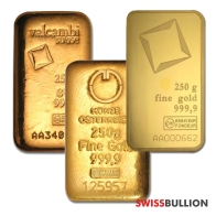 250 Gram Gold Bar