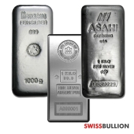 Lingote de plata de 1 kilogramo (KG)