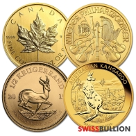 Moneda de oro de media onza