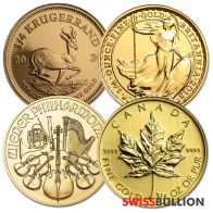 Moneda de un cuarto de onza de oro (1/4 Oz)
