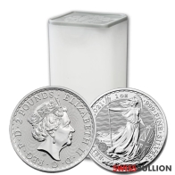  Moeda Britannia Briânica de Prata de 1 onça 2021 