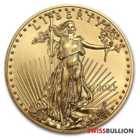 Moneda de oro Águila Americana de 1 onza 2021