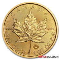 Moneda de Oro 2021 Hoja de Arce de 1 onza