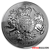 Moeda de Prata Valiant Britânica de 10 Onças