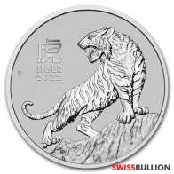 1 Onça 2022 Moeda de Platina Ano do Tigre