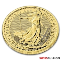 1 Ounce 2022 British Britannia Gold Coin