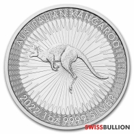 1 Ounce 2022 Silver Kangaroo Coin