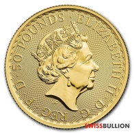 1/2 Ounce 2022 British Britannia Gold Coin
