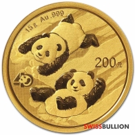  2022 Moneda de oro Panda Chino de 15 gramos 