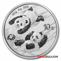 30 Gram 2022 Silver Chinese Panda Coin