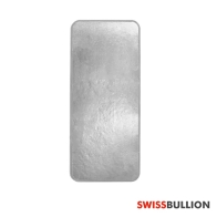 Valcambi 100 Ounce Cast Silver Bar