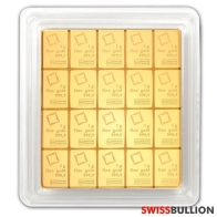 20 gram Valcambi Suisse Gold Bar - CombiBar