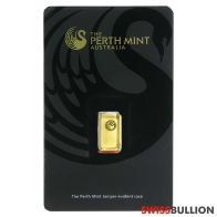 1 gramo Lingote de Oro de Perth Mint