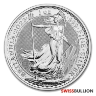 1 Ounce 2023 Silver British Britannia Coin
