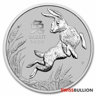 1 Ounce 2023 Platinum Year of the Rabbit Coin