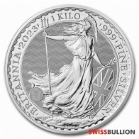 1 Kilogram 2023 Silver British Britannia Coin