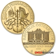 2023 Austrian 1/25 Ounce Philharmonic Gold Coin