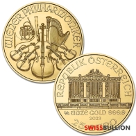 2023 Austrian 1/4 Ounce Philharmonic Gold Coin