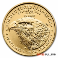 Águila Americana de oro de ¼ de onza 2023