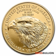 Águila Americana de oro de ½ onza 2023