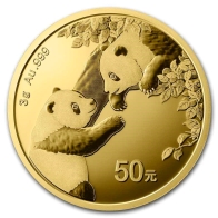 Moneda de Oro de 3 gramos del Panda Chino 2023