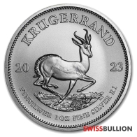 Moeda da Prata Krugerrand de 1 Onça 2023