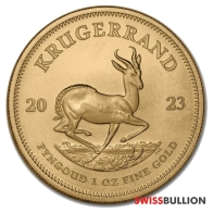 Moneda de oro Krugerrand de 1 onza 2023