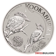 2023 Moeda Platinum Kookaburra de 1/10 de onça