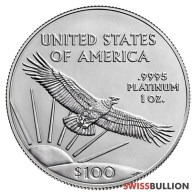 Moneda de Platino Águila Americana de 1 onza 2023